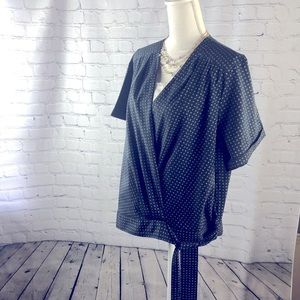Gap Wrap Shirt Blue Size L